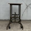 画像3: VINTAGE ANTIQUE TOLEDO UHL STEEL TABLE ヴィンテージ アンティーク トレド タイプライターテーブル / インダストリアル ディスプレイ 棚 家具 アイアン 店舗什器 アメリカ (3)