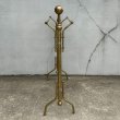 画像3: VINTAGE ANTIQUE TOWEL RACK  ヴィンテージ アンティーク タオルラック タオルハンガー タオルバー / タオル掛け インテリア 真鍮 店舗什器 アメリカ (3)