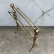 画像4: VINTAGE ANTIQUE TOWEL RACK  ヴィンテージ アンティーク タオルラック タオルハンガー タオルバー / タオル掛け インテリア 真鍮 店舗什器 アメリカ (4)