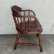 画像3: VINTAGE ANTIQUE CHAIR KASHIWA ヴィンテージ アンティーク 椅子 アームチェア 柏木工 /  ダイニング 家具 ウッド 木製 店舗什器 喫茶店 古民家 うぶだし 日本 (3)