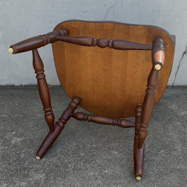画像9: VINTAGE ANTIQUE CHAIR KASHIWA ヴィンテージ アンティーク 椅子 アームチェア 柏木工 /  ダイニング 家具 ウッド 木製 店舗什器 喫茶店 古民家 うぶだし 日本 (9)