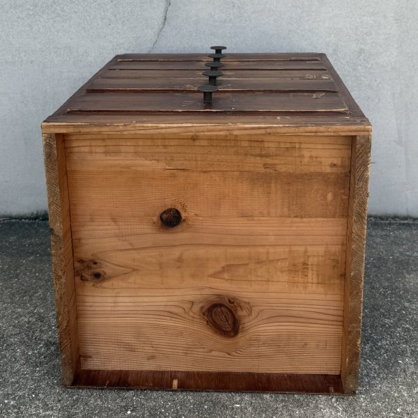 画像7: VINTAGE ANTIQUE ヴィンテージ アンティーク 昭和レトロ 古道具 小引き出し / 収納 棚 小物入れ 小箪笥 木製 家具 古民家 蔵 うぶだし 日本 (7)