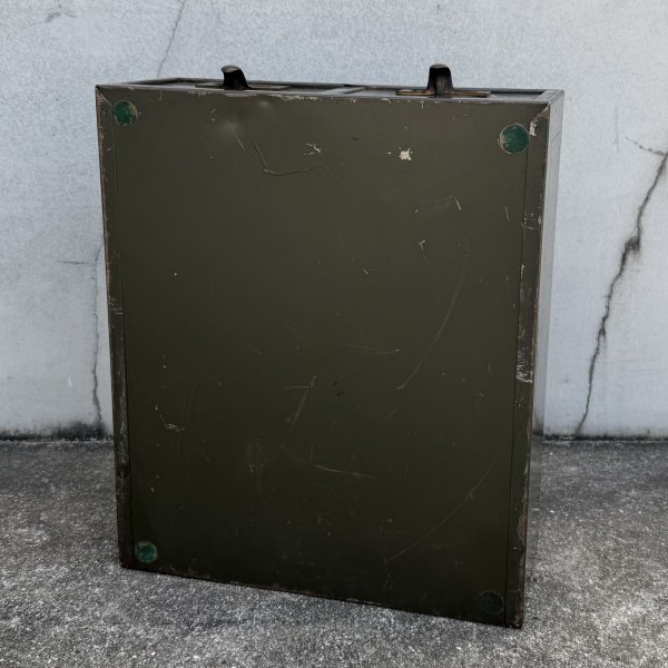 画像7: VINTAGE ANTIQUE FILE CABINET ヴィンテージ アンティーク ファイルキャビネット / インダストリアル インテリア 収納 棚 卓上 鉄 家具 店舗什器 アメリカ USA (7)