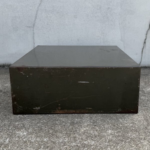 画像3: VINTAGE ANTIQUE FILE CABINET ヴィンテージ アンティーク ファイルキャビネット / インダストリアル インテリア 収納 棚 卓上 鉄 家具 店舗什器 アメリカ USA (3)
