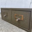 画像10: VINTAGE ANTIQUE FILE CABINET ヴィンテージ アンティーク ファイルキャビネット / インダストリアル インテリア 収納 棚 卓上 鉄 家具 店舗什器 アメリカ USA (10)