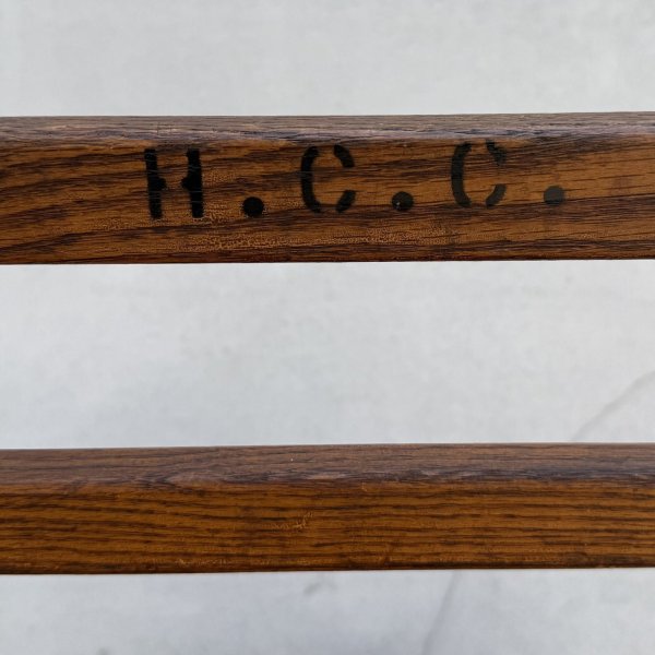 画像6: VINTAGE ANTIQUE FOLDING CHAIR WOOD ヴィンテージ アンティーク フォールディングチェア 折り畳み椅子 イス チェア  / ウッド 木製 家具 インテリア ディスプレイ 店舗什器 アメリカ  (6)