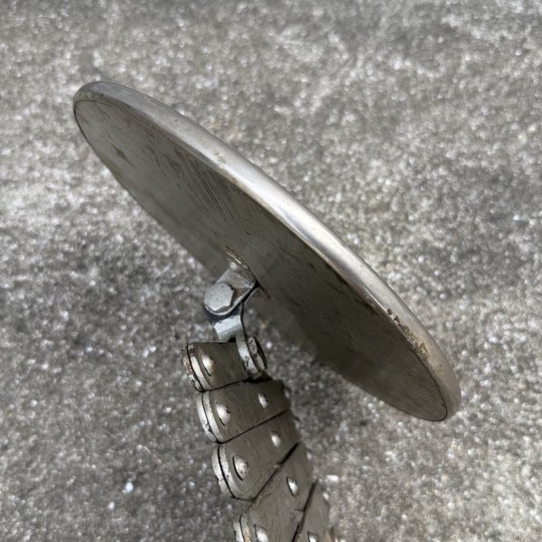 画像5: VINTAGE ANTIQUE SHAVING MIRROR SCISSOR ARM ヴィンテージ アンティーク 鏡 ウォールミラー シェービングミラー シザーアーム 壁付けミラー / インテリア 雑貨 店舗什器 美容室 アメリカ (5)