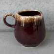 画像2: VINTAGE ANTIQUE MCCOY POTTERY MUGCUP ヴィンテージ アンティーク マッコイ マグカップ コップ 食器 陶器 ブラウンドリップ / コーヒーカップ 茶色 カフェ 喫茶店 店舗什器 アメリカ m (2)