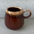 画像1: VINTAGE ANTIQUE MCCOY POTTERY MUGCUP ヴィンテージ アンティーク マッコイ マグカップ コップ 食器 陶器 ブラウンドリップ / コーヒーカップ 茶色 カフェ 喫茶店 店舗什器 アメリカ n (1)