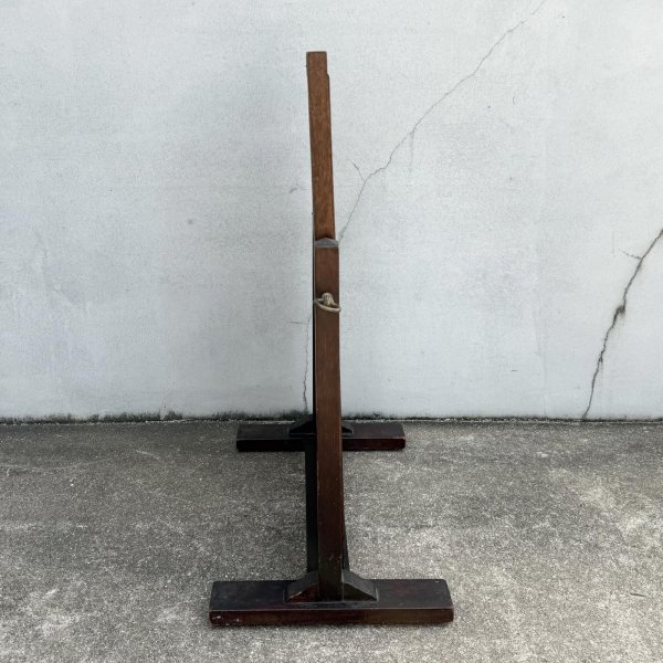 画像3: VINTAGE ANTIQUE STAND MIRROR QUEEN QUALITY SHOE ヴィンテージ アンティーク 鏡 ミラー スタンドミラー  /  アドバタイジング 企業物 ウッド 木製 置き型 靴屋 店舗什器 アメリカ  (3)