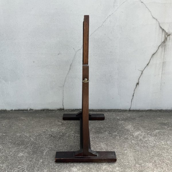 画像4: VINTAGE ANTIQUE STAND MIRROR QUEEN QUALITY SHOE ヴィンテージ アンティーク 鏡 ミラー スタンドミラー  /  アドバタイジング 企業物 ウッド 木製 置き型 靴屋 店舗什器 アメリカ  (4)
