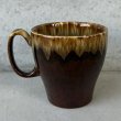 画像2: VINTAGE ANTIQUE POTTERY MUGCUP ヴィンテージ アンティーク マグカップ ブラウンドリップグレーズ コップ 食器 陶器 / コーヒーカップ ブラウン 茶色 カフェ 喫茶店 店舗什器 アメリカ o (2)