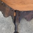 画像10: VINTAGE ANTIQUE TABLE ヴィンテージ アンティーク  テーブル / サイドテーブル コーヒーテーブル ゲーム 家具 ウッド 木製 六角形 店舗什器 アメリカ  (10)