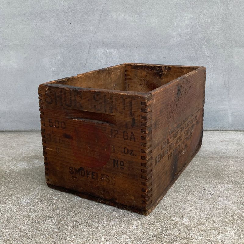 VINTAGE ANTIQUE REMINGTON ARMS CO. WOODBOX ヴィンテージ