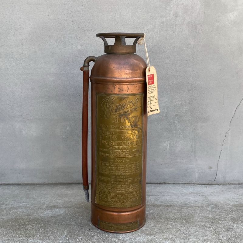 VINTAGE ANTIQUE FIRE EXTINGUISHER ヴィンテージ アンティーク 消火器 / インダストリアル ディスプレイ 什器  アメリカ USA