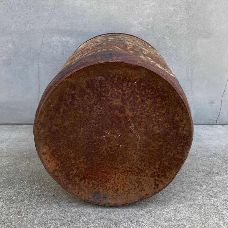 VINTAGE LUBRICANTS OIL缶 ヴィンテージ オイル缶 アメリカ アドバタイジング ドラム缶 インディアン ガレージ RUST  LEATHER