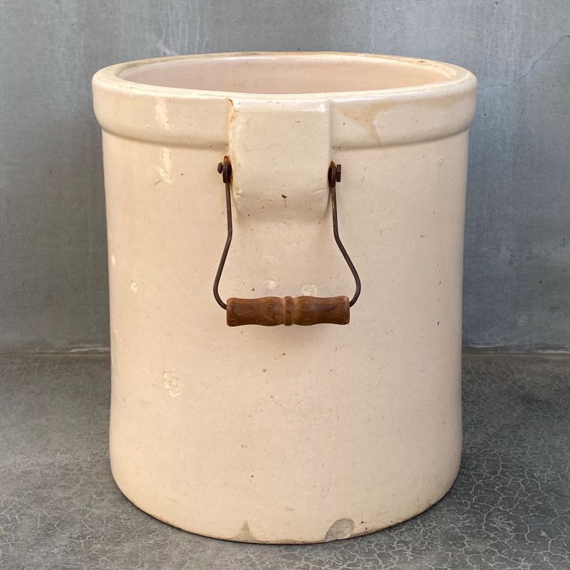Vintage Meyers Pottery ヴィンテージ プランター アメリカ ガーデニング ポット 鉢 陶器 収納 Rust Leather