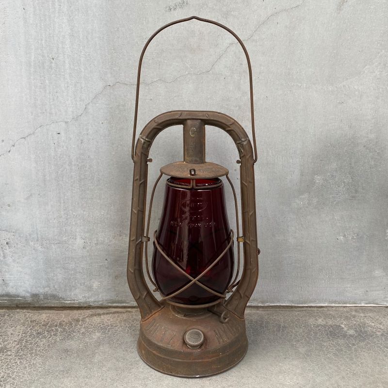 VINTAGE ANTIQUE DIETZ LANTERN MONARCH ヴィンテージ アンティーク デイツ モナーク ランタン オイルランプ  アメリカ / キャンプ アウトドア N.Y. USA (8)