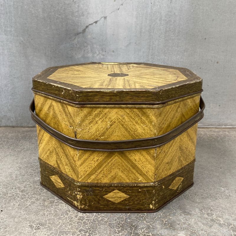 VINTAGE ANTIQUE LOOSE WILES BISCUIT TIN BOX ヴィンテージ アンティーク ビスケット 缶 アメリカ /  キッチン インテリア キャンプ 収納 店舗什器