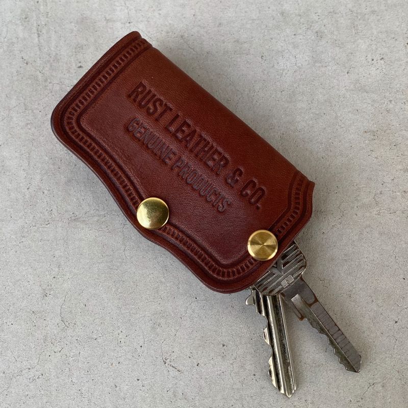 Genuine Leather Key case 本革キーケース　ライトブラウン