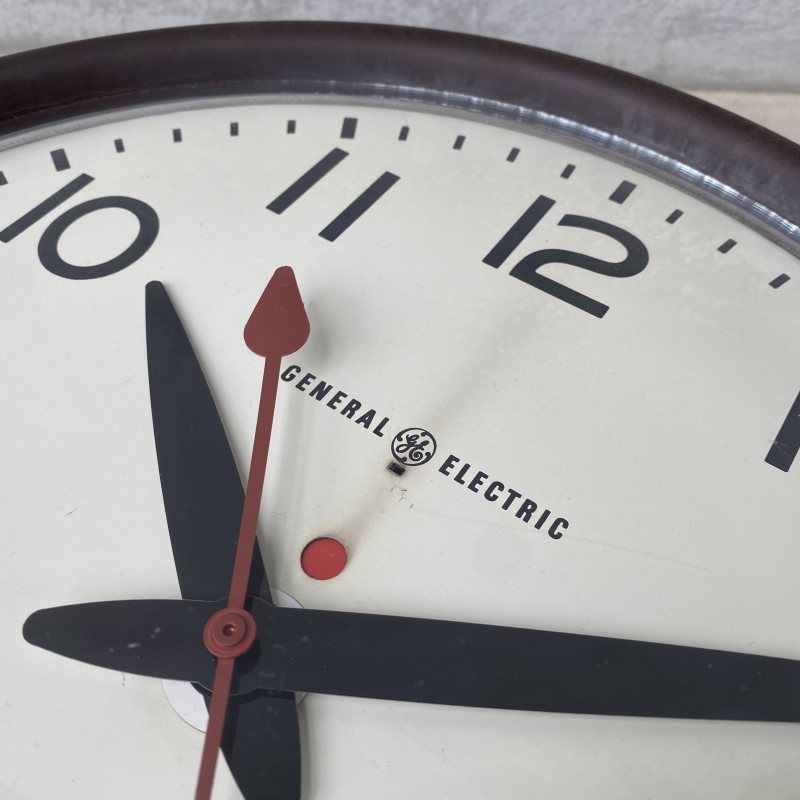 GE 壁掛けスクールクロック　ゼネラルエレクトロニック VINTAGE ANTIQUE GENERAL ELECTRIC WALL CLOCK GE ヴィンテージ