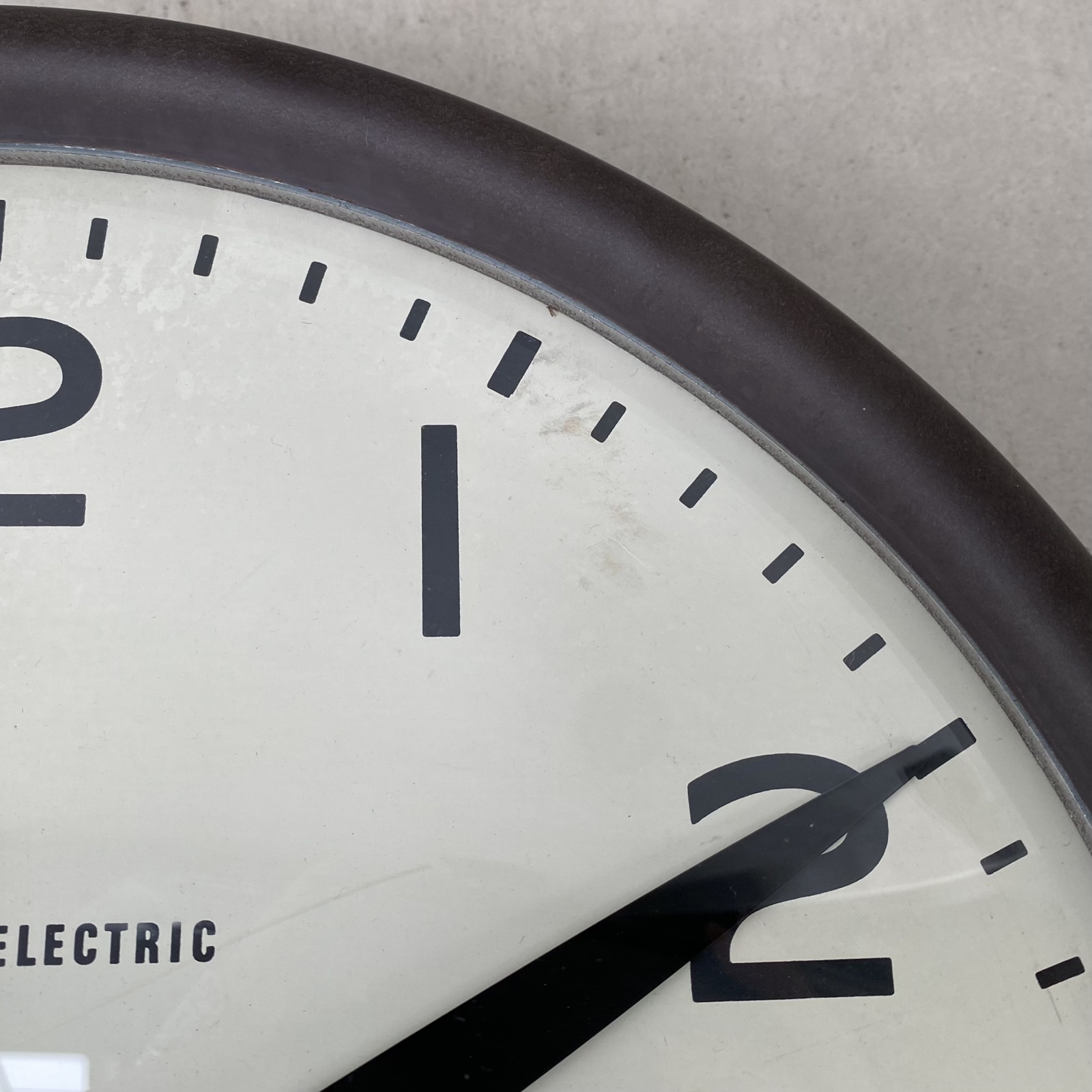 GE 壁掛けスクールクロック　ゼネラルエレクトロニック VINTAGE ANTIQUE GENERAL ELECTRIC WALL CLOCK GE ヴィンテージ