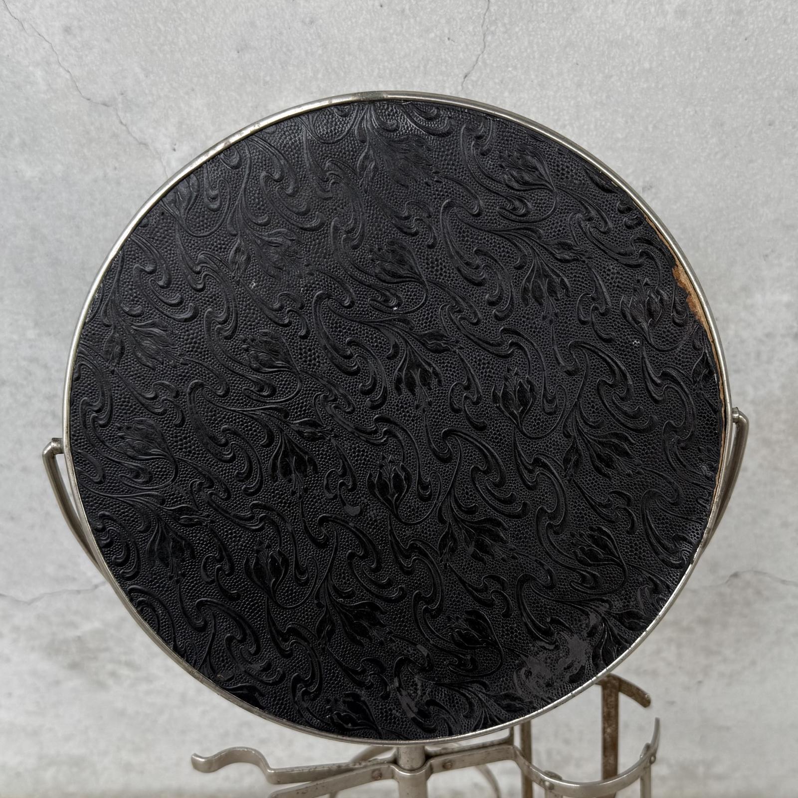 ビンテージ　昭和レトロ　シェービングスタンド　ミラー　鏡　床屋　シャビー VINTAGE ANTIQUE SHAVING MIRROR ヴィンテージ アンティーク