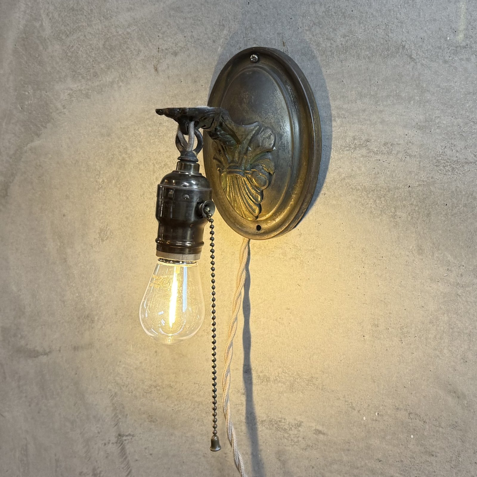 VINTAGE ANTIQUE LAMP LIGHT WALL LAMP ヴィンテージ